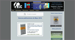 Desktop Screenshot of editorialjuridicacontinental.com